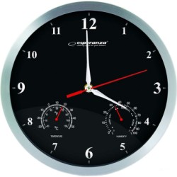 Настенные часы Esperanza Wall Clock Washington 30 см Black (EHC008K)