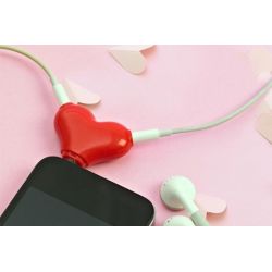 Разветвитель для наушников Сердце 3.5 AUX