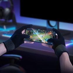 Перчатки игровые Hoco на 4 пальца для сенсорных телефонов черные
