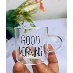 Чашка стеклянная Good morning 380 мл