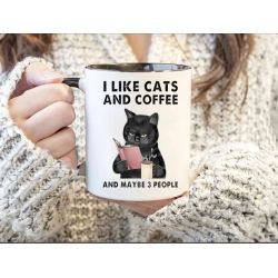 Кружка I like cats and coffee