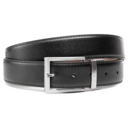 Ремень мужской кожаный Semi Line Black/Brown (P8231-0 M)