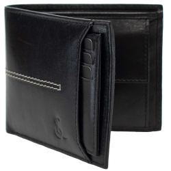 Портмоне мужское кожаное Semi Line RFID Black (P8267-0)