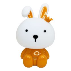 Ночник детский &quotЗайка с короной&quot MGZ-1405(Orange) сетевой, питание от USB