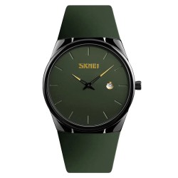 Часы наручные мужские SKMEI 1509AG, мужские круглые наручные часы, Оригинальные мужские часы