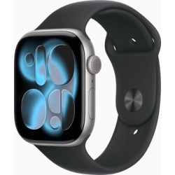 Смарт-часы Apple Watch Series 11 GPS 46mm Space Grey Aluminium Case with Black Sport Band - M/L (MEV44RK/A)