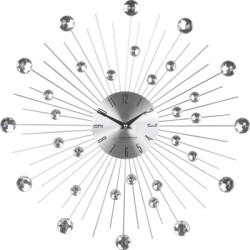 Настенные часы Esperanza Wall Clock Boston EHC002 50 см с лучами из стали и кристаллами (EHC002)